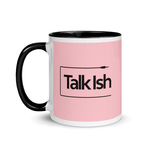 Talk Ish "Pink" Mug with Color Inside